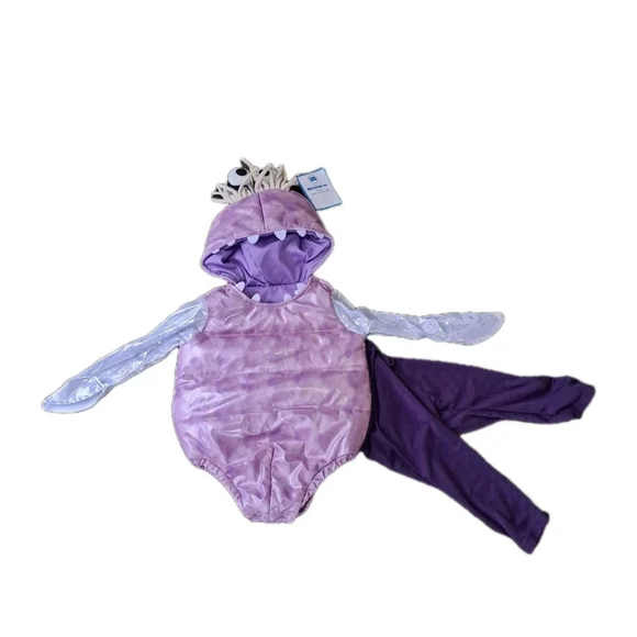 Pottery Barn Kids Disney Pixar Monsters Inc Boo Baby Costume 12–24M NWT - Picture 5 of 7